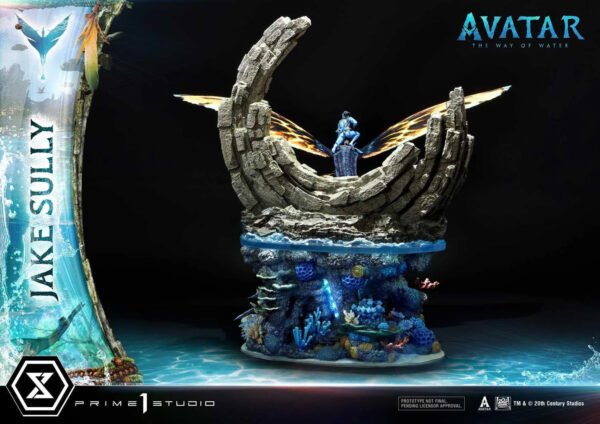 2024 Prime 1 Studio Ultimate Diorama Masterline Avatar:The Way of Water Jake Sully Bonus Version Statue - Image 2