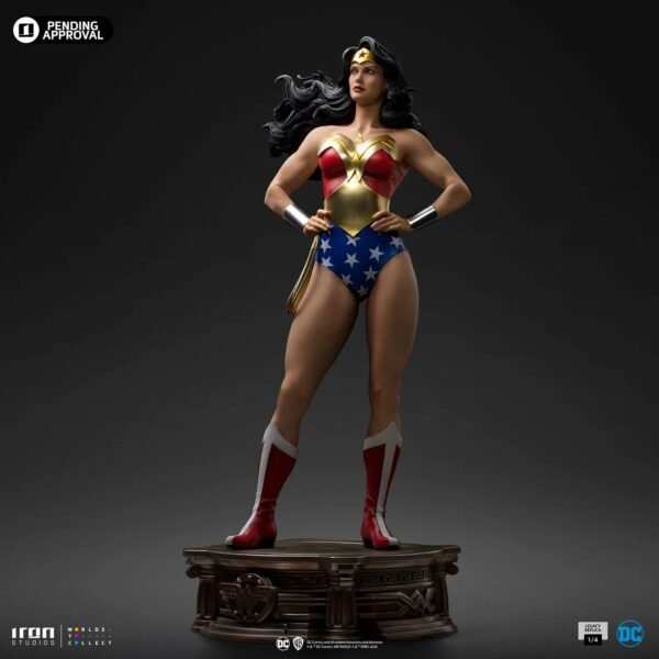 2024 Iron Studios DC Comics Wonder Woman DC Trinity Quarter Scale Statue - Image 5