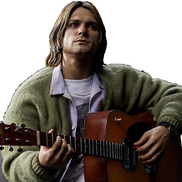 2024 Blitzway Nirvana Kurt Cobain 1/4 Superb Scale Statue - Image 4