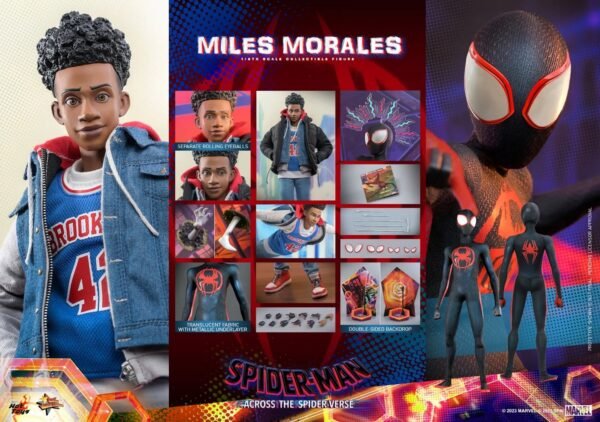 2024 Hot Toys Spider-Man: Across the Spider-Verse Miles Morales Sixth Scale Figure - Image 8