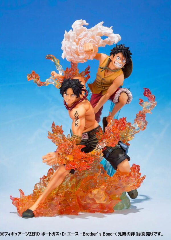 Tamashii Nations FiguartsZERO One Piece - Brother's Bond - Monkey D. Luffy & Portgas D. Ace Statue Set