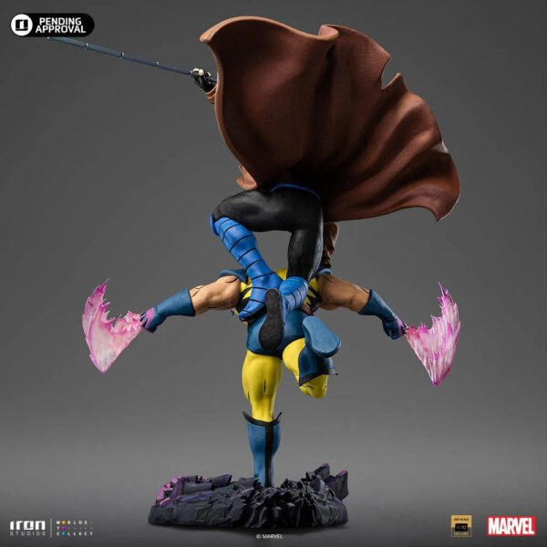 2024 Iron Studios X-Men 97 Gambit & Wolverine Deluxe 1/10 Art Scale Statue - Image 3