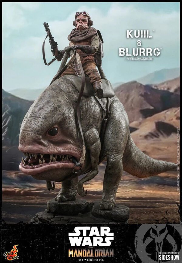 Hot Toys Star Wars The Mandalorian Kuiil & Blurrg Sixth Scale Figure Set - Image 11