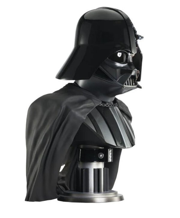 2024 Gentle Giant Star Wars: Obi-Wan Kenobi Darth Vader Damaged Helmet Legends in 3D 1:2 Scale Bust - Image 2