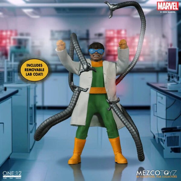 2024 Mezcotoyz Marvel Comics Doctor Octopus One:12 Collective Action Figure - Image 4