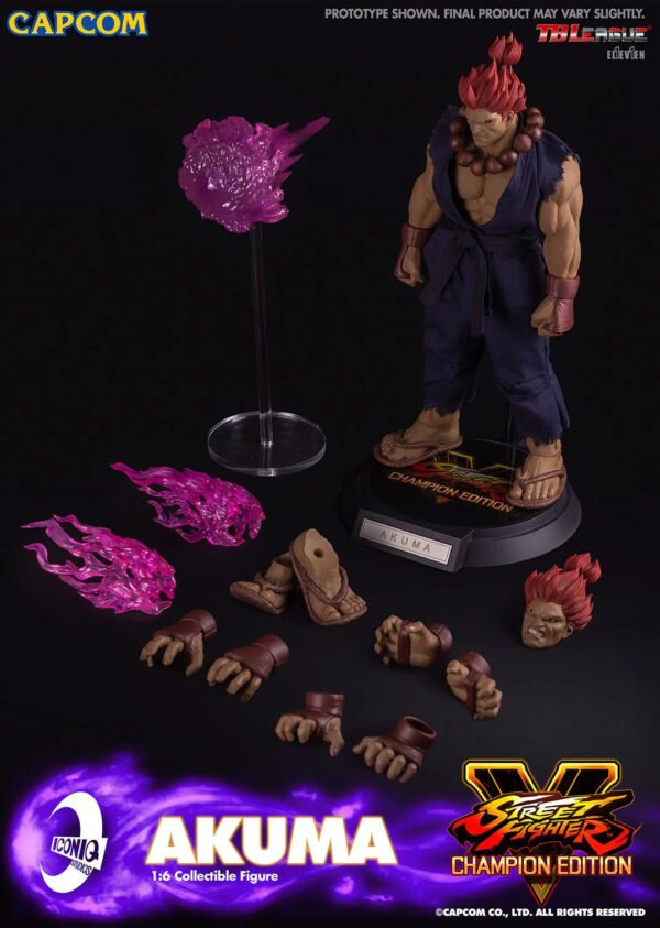 2024 Iconiq Studios Street Fighter V Akuma Sixth Scale Figure - Image 7
