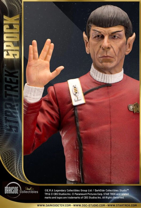 2024 DarkSide Collectibles Studio STAR TREK II: The Wrath of Khan Spock Quarter Scale Statue - Image 5