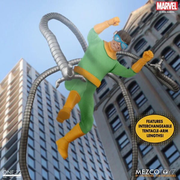 2024 Mezcotoyz Marvel Comics Doctor Octopus One:12 Collective Action Figure - Image 7
