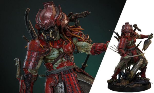 2024 Hot Toys Alien vs Predator Akaoni Samurai Predator Sixth Scale Figure