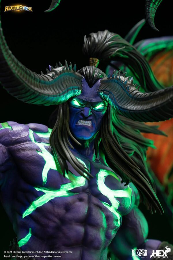 2024 HEX Collectibles Hearthstone Illidan Stormrage 1/10 Scale Statue - Image 3