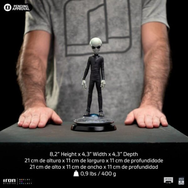 2024 Iron Studios I Want to Believe Alien (Grey) Art Scale 1/10 Statue - Image 4