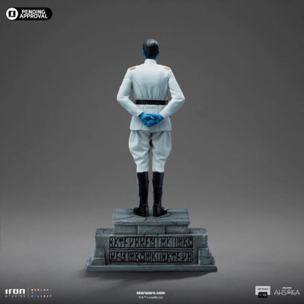2024 Iron Studios Star Wars Ahsoka Grand Admiral Thrawn Art Scale 1/10 Statue - Image 3