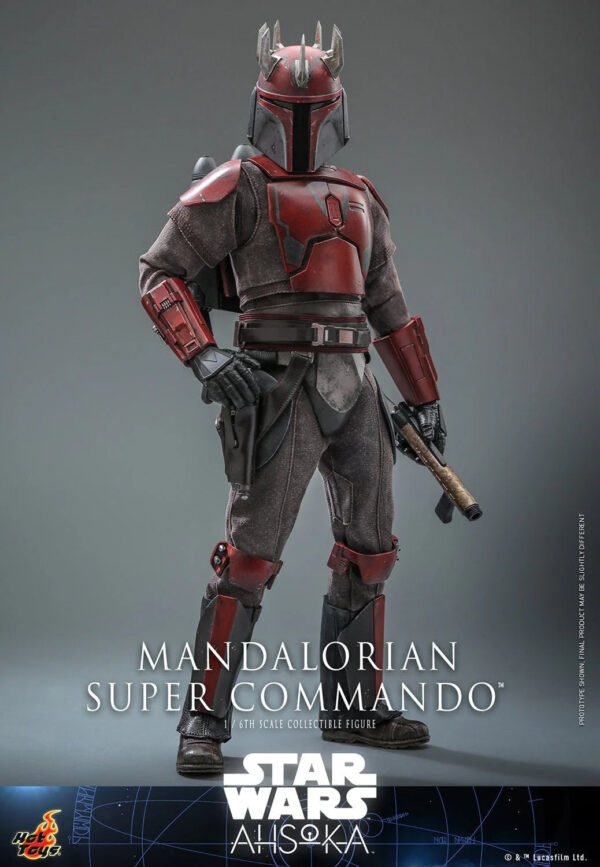 2024 Hot Toys Star Wars: The Clone Wars Mandalorian Super Commando Sixth Scale Figure - Image 3