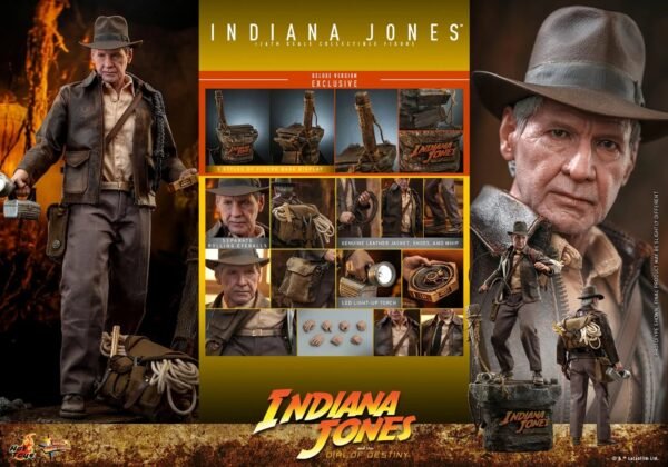 2024 Hot Toys Indiana Jones and the Dial of Destiny Indiana Jones Deluxe Sixth Scale Figure - Image 10