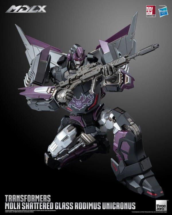 2024 Threezero Transformers: Shattered Glass Rodiumus Unicronus MDLX Collectible Figure - Image 4