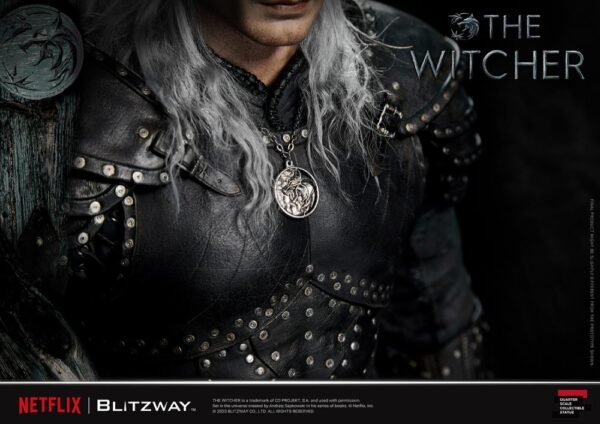 2024 Blitzway The Witcher Geralt of Rivia 1/4 Scale Statue - Image 9