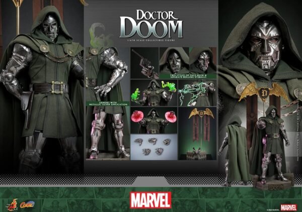 2024 Hot Toys Marvel Comics Doctor Doom Sixth Scale Figure - Image 9
