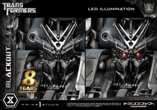 2024 Prime 1 Studio Museum Masterline Transformers (Film) Blackout Statue - Image 8