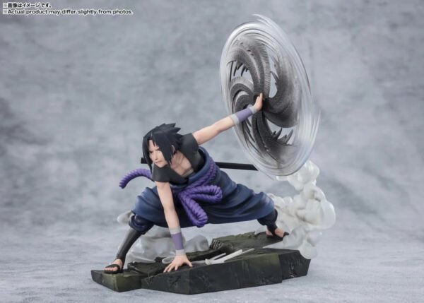 2024 Tamashii Nations FiguartsZERO Naruto Shippuden Sasuke Uchiha The Light and Dark of the Mangekyo Sharingan Extra Battle Statue - Image 3