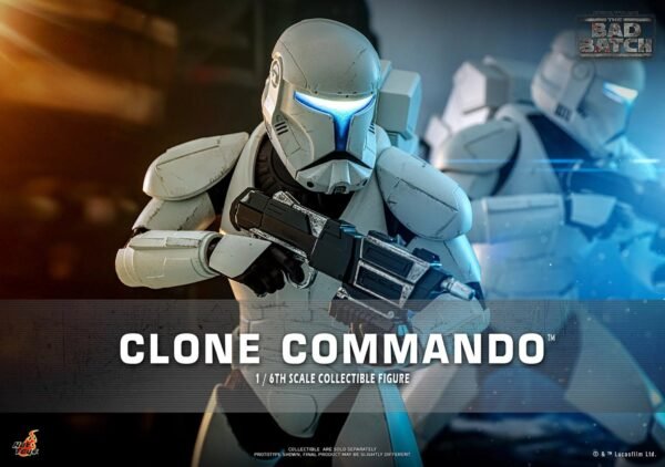 2024 Hot Toys Star Wars The Bad Batch Clone Commando Sixth Scale Figure - Image 4