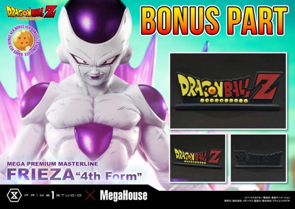 2024 Prime 1 Studio Mega Premium Masterline Dragon Ball Z Frieza 4th Form 1/4 Scale Statue - Image 4