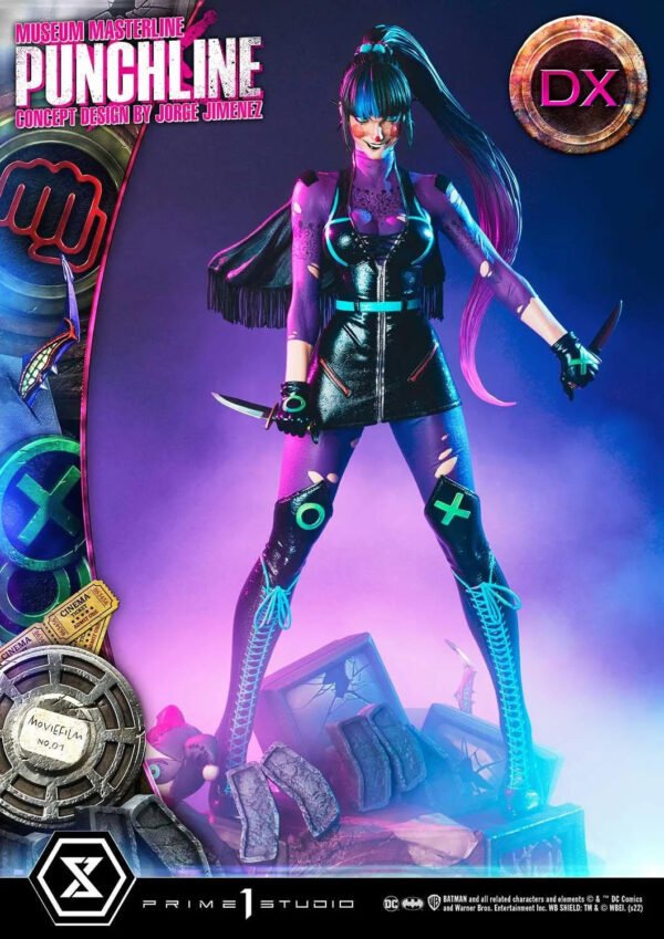 2024 Prime 1 Museum Masterline Batman (Comics) Punchline (Concept Design by Jorge Jimenez) DX Bonus Version 1:3 Scale Statue - Image 3