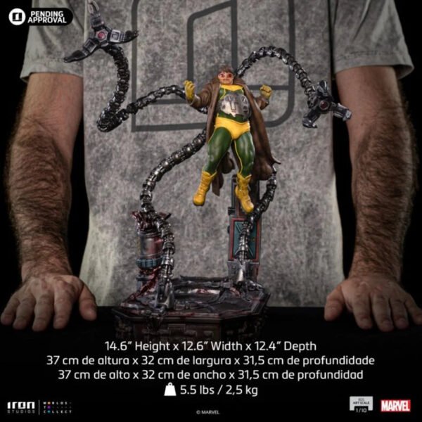 2024 Iron Studios Marvel Comics Doctor Octopus Art Scale 1/10 Statue - Image 4