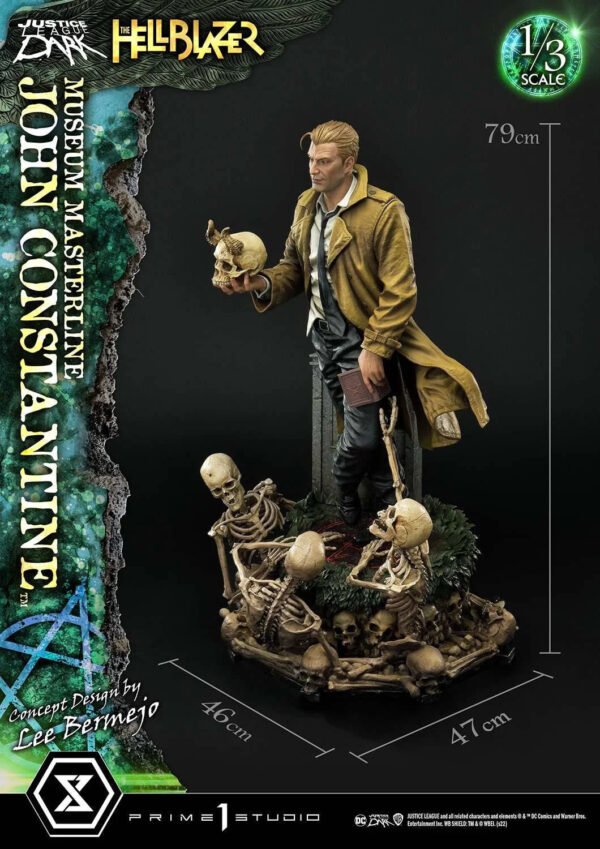 2024 Prime 1 Studio Museum Masterline Hell Blazer (Comics) JOHN CONSTANTINE (Concept Design by Lee Bermejo) DX Bonus Version 1/3 Scale Statue - Image 8