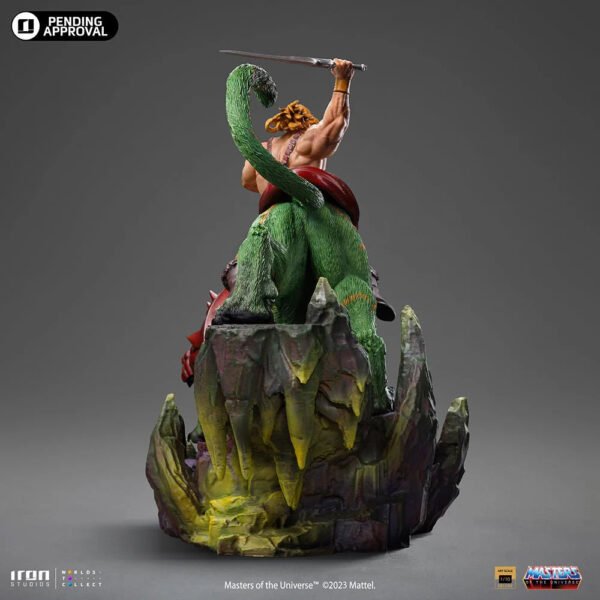 2024 Iron Studios Masters of the Universe He-Man and Battle Cat 1/10 Art Scale Statue - Image 4