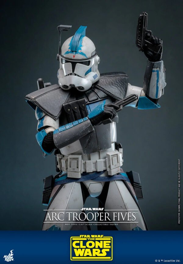2024 Hot Toys Star Wars The Clone Wars Arc Trooper Fives Sixth Scale Figure - Image 2