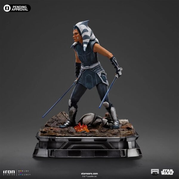 2024 Iron Studios Star Wars Ahsoka (Padawan Version) 1/10 Scale Statue - Image 6