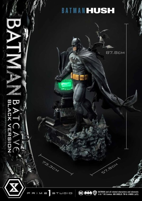 2024 Prime 1 Museum Masterline Batman: Hush (Comics) Batman Batcave Black Version 1/3 Scale Statue - Image 12