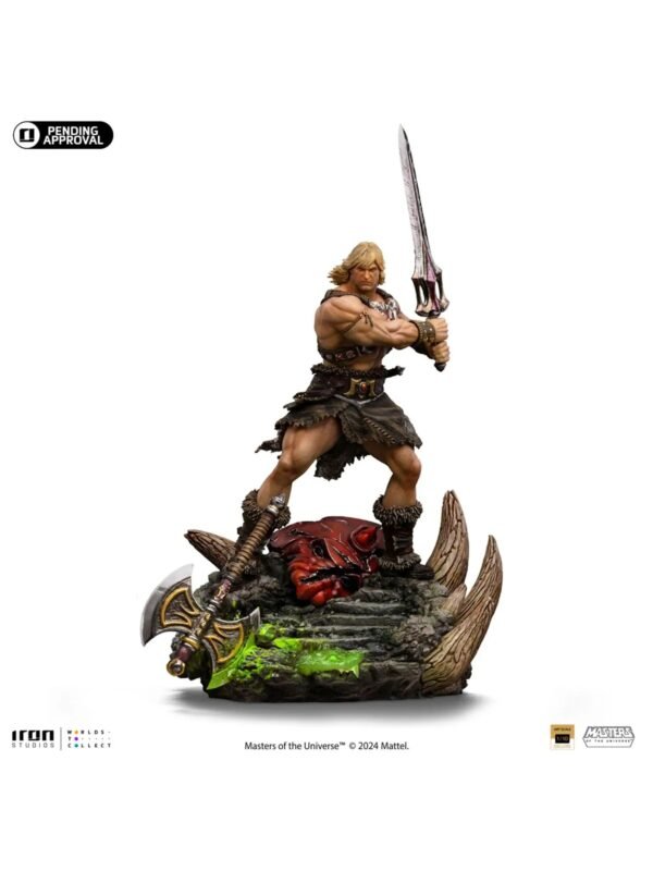2024 Iron Studios Masters of the Universe: He-Man Unleashed Art Scale 1/10 Statue - Image 3