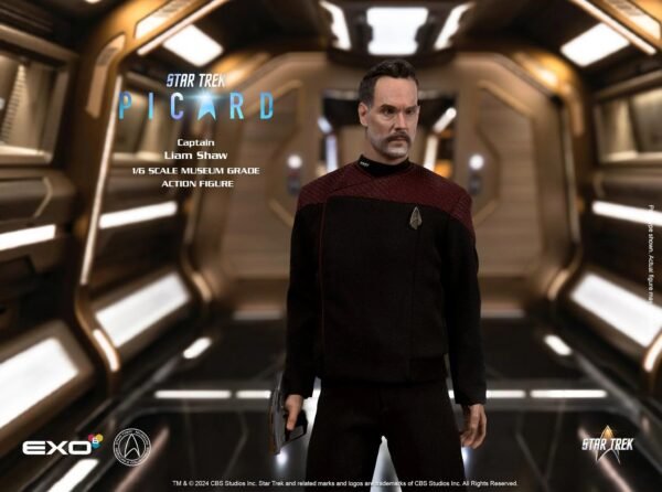 2024 Exo-6 Star Trek: Picard Captain Liam Shaw 1/6 Scale Figure - Image 3
