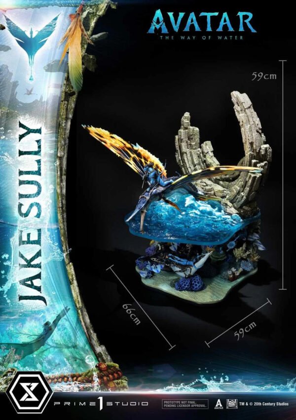 2024 Prime 1 Studio Ultimate Diorama Masterline Avatar:The Way of Water Jake Sully Bonus Version Statue - Image 10