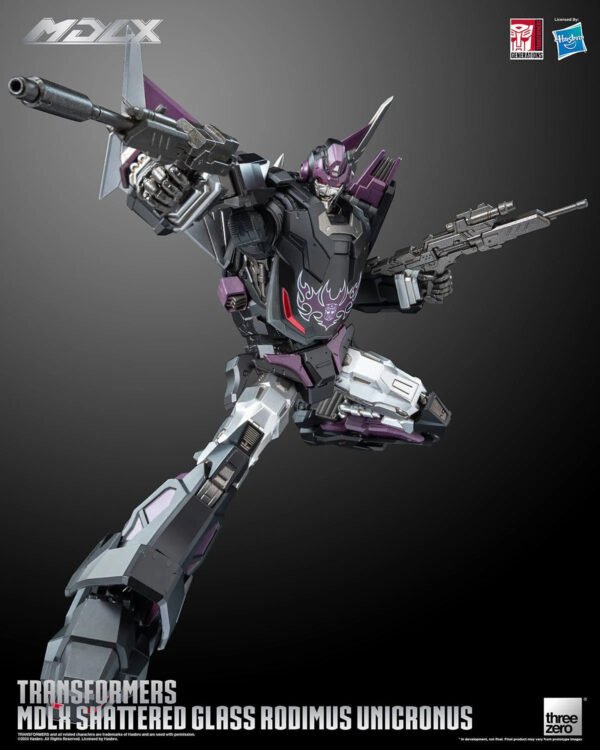 2024 Threezero Transformers: Shattered Glass Rodiumus Unicronus MDLX Collectible Figure - Image 5