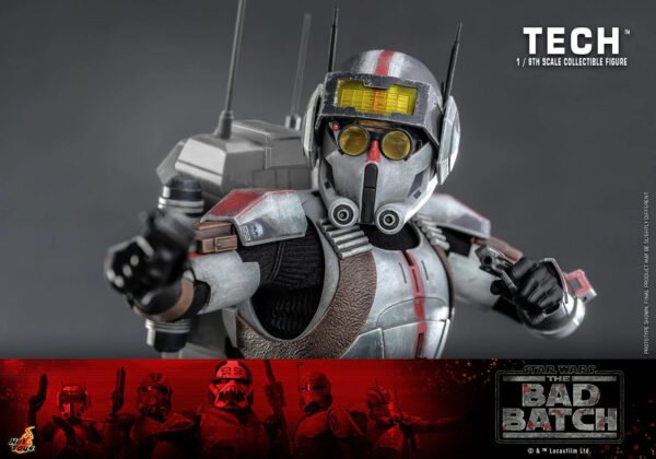 2024 Hot Toys Star Wars The Bad Batch Tech Sixth Scale Figure - Image 2