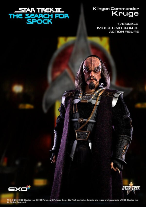 2024 Exo-6 Star Trek III The Search for Spock Commander Kruge Sixth Scale Figure - Image 3