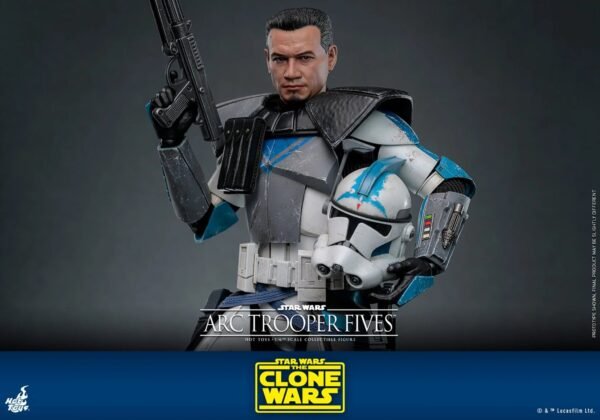 2024 Hot Toys Star Wars The Clone Wars Arc Trooper Fives Sixth Scale Figure - Image 4