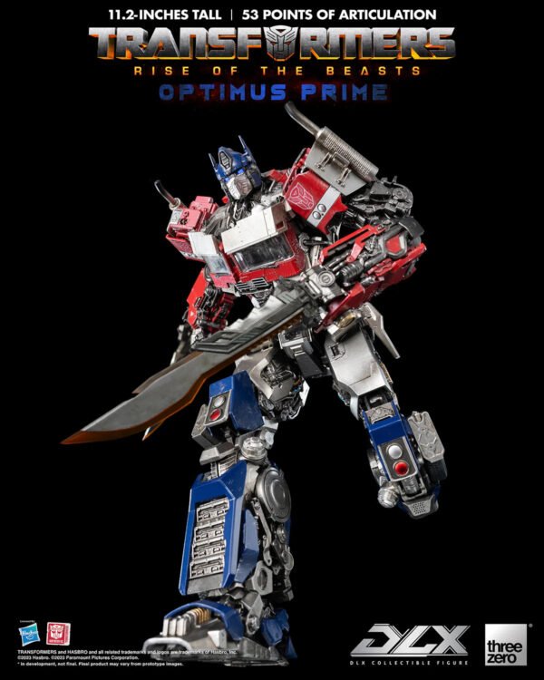 Threezero Transformers Rise of the Beasts: Optimus Prime DLX Collectible Figure - Image 2