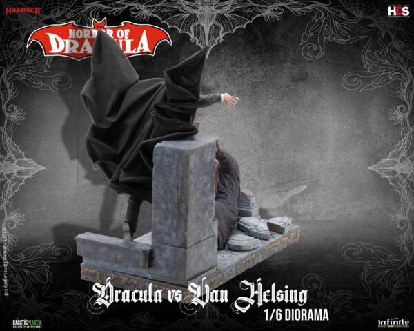 2024 Infinite Statue Horror of Dracula - Dracula vs Van Helsing 1:6 Scale Diorama - Image 5
