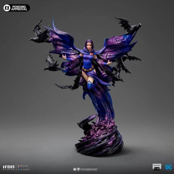 2024 Iron Studios DC Comics Raven Art Scale 1/10 Statue - Image 2