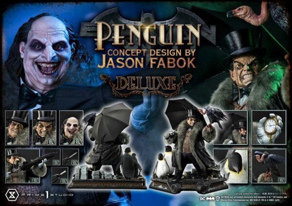 2024 Prime 1 Studio Museum Masterline Batman (Comics) Penguin (Concept Design By Jason Fabok) DX Bonus Version 1/3 scale Statue - Image 11