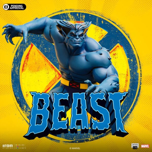 2024 Iron Studios Marvel Studios X-Men 97 Beast Art Scale 1/10 Statue