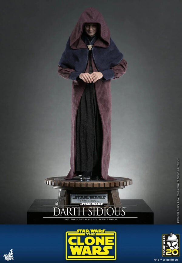 2024 Hot Toys Star Wars Darth Sidious Sixth Scale Figure - Image 5