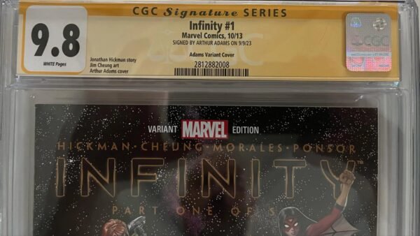 CGC 9.8 Signature Series Infinity #1 Variant Cover Signed by Arthur Adams - Image 2