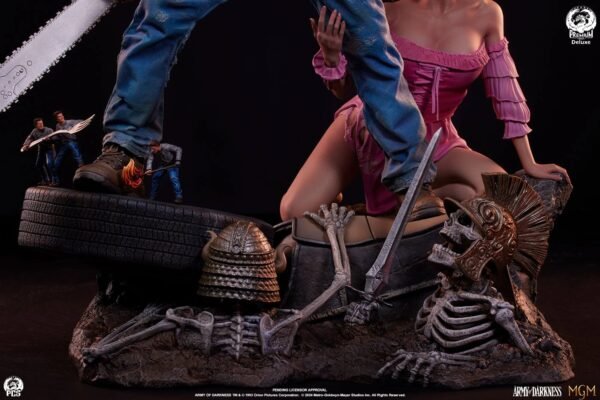 2024 PCS Collectibles Army of Darkness Ash 1/4 Scale Deluxe Edition Premier Series Statue - Image 7