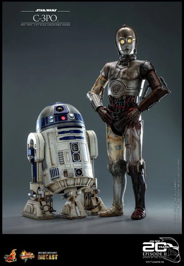 Hot Toys Star Wars Attack of the Clones C-3PO Sixth Scale Figure - Image 5