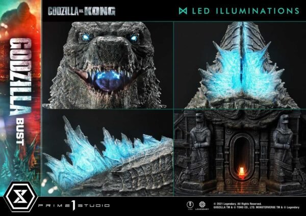 2024 Prime 1 Godzilla vs Kong Godzilla Bust Bonus Version - Image 9