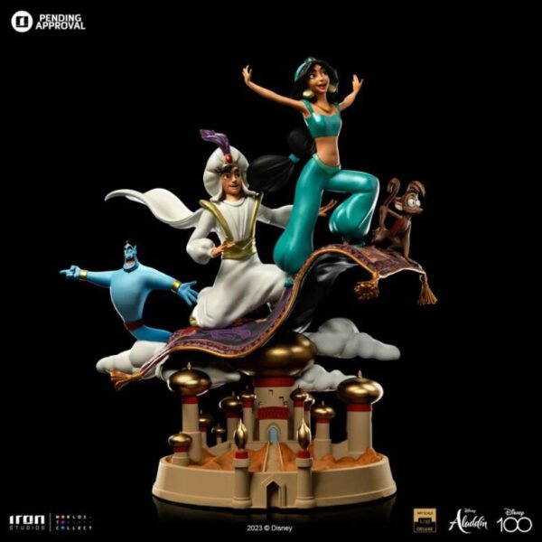 2024 Iron Studios Disney Classics Aladdin and Jasmine Deluxe Art Scale 1/10 Statue